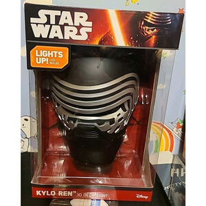 Disney Star Wars Kylo Ren 3D Deco Light Head Lights Up LED Bulbs 3DLIGHTFX New